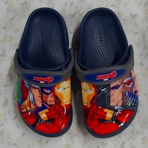 Avengers crocs size 12